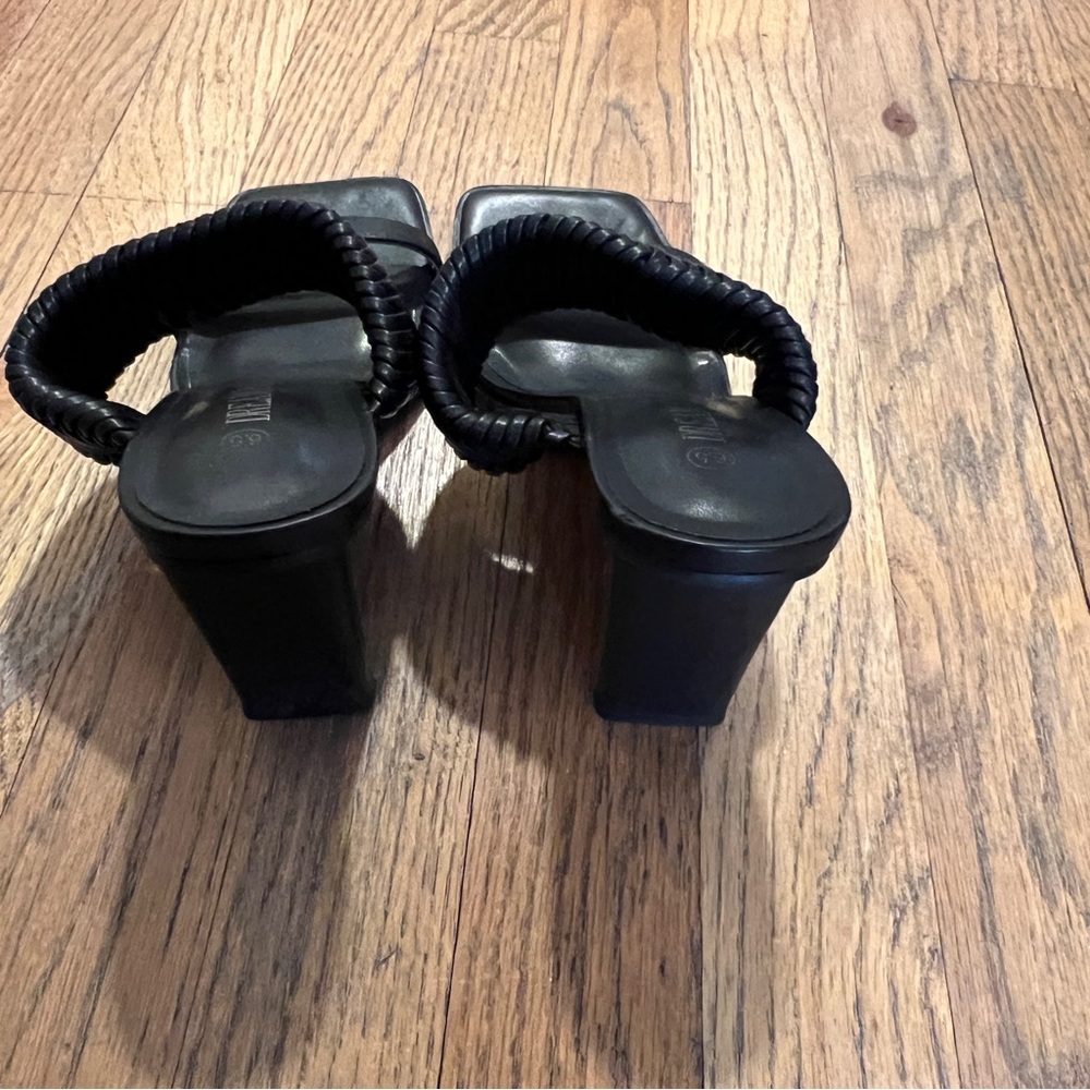 Black block sandal heels - Picture 5 of 7